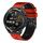 Per Huawei Watch GT Runner 22mm Cinturino in silicone bicolore traforato (rosso + nero) Per Huawei Watch GT Runner 22mm Cinturino in silicone bicolore traforato (rosso + nero)