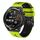 Per Huawei Watch GT Runner 22mm Cinturino in silicone bicolore traforato (lime + nero) Per Huawei Watch GT Runner 22mm Cinturino in silicone bicolore traforato (lime + nero)