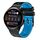 Per Huawei Watch 3 Cinturino in silicone bicolore traforato da 22 mm (nero + blu) Per Huawei Watch 3 Cinturino in silicone bicolore traforato da 22 mm (nero + blu)