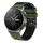 Per Huawei GT2 Pro cinturino in silicone bicolore traforato da 22 mm (verde militare + nero) Per Huawei GT2 Pro cinturino in silicone bicolore traforato da 22 mm (verde militare + nero)