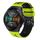 Per Huawei Watch GT 2E Cinturino in silicone bicolore traforato da 22 mm (lime + nero) Per Huawei Watch GT 2E Cinturino in silicone bicolore traforato da 22 mm (lime + nero)