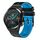 Per Huawei GT2 46mm 22mm cinturino in silicone bicolore traforato (nero + blu) Per Huawei GT2 46mm 22mm cinturino in silicone bicolore traforato (nero + blu)