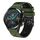 Per Huawei GT2 46mm 22mm Cinturino in silicone bicolore traforato (verde militare + nero) Per Huawei GT2 46mm 22mm Cinturino in silicone bicolore traforato (verde militare + nero)
