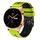 For Honor Watch GS 3 Cinturino in silicone bicolore traforato da 22 mm (lime + nero) For Honor Watch GS 3 Cinturino in silicone bicolore traforato da 22 mm (lime + nero)
