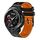 Cinturino per orologio in silicone bicolore perforato da 22 mm For Honor Watch GS Pro (nero + arancione) Cinturino per orologio in silicone bicolore perforato da 22 mm For Honor Watch GS Pro (nero + arancione)