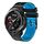 For Honor Watch GS Pro Cinturino in silicone bicolore traforato da 22 mm (nero + blu) For Honor Watch GS Pro Cinturino in silicone bicolore traforato da 22 mm (nero + blu)