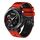 For Honor Watch GS Pro Cinturino in silicone bicolore traforato da 22 mm (rosso + nero) For Honor Watch GS Pro Cinturino in silicone bicolore traforato da 22 mm (rosso + nero)