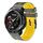 For Honor Watch GS Pro Cinturino in silicone bicolore traforato da 22 mm (grigio + giallo) For Honor Watch GS Pro Cinturino in silicone bicolore traforato da 22 mm (grigio + giallo)