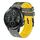Per Honor Magic Watch 2 46mm 22mm Cinturino in silicone bicolore traforato (grigio + giallo) Per Honor Magic Watch 2 46mm 22mm Cinturino in silicone bicolore traforato (grigio + giallo)