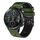Cinturino per orologio in silicone bicolore perforato For Honor Magic Watch 2 46 mm 22 mm (verde militare + nero) Cinturino per orologio in silicone bicolore perforato For Honor Magic Watch 2 46 mm 22 mm (verde militare + nero)