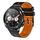 Cinturino per orologio in silicone bicolore perforato da 22 mm For Honor Watch Dream (nero + arancione) Cinturino per orologio in silicone bicolore perforato da 22 mm For Honor Watch Dream (nero + arancione)