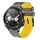 For Honor Watch Dream Cinturino in silicone bicolore traforato da 22 mm (grigio + giallo) For Honor Watch Dream Cinturino in silicone bicolore traforato da 22 mm (grigio + giallo)