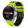 Per Huawei Watch 3 Pro Nuovo cinturino in silicone bicolore traforato da 22 mm (lime + nero) Per Huawei Watch 3 Pro Nuovo cinturino in silicone bicolore traforato da 22 mm (lime + nero)