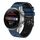 Per Huawei Watch 3 Pro Nuovo cinturino in silicone bicolore traforato da 22 mm (blu notte + nero) Per Huawei Watch 3 Pro Nuovo cinturino in silicone bicolore traforato da 22 mm (blu notte + nero)