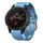 Per Garmin Fenix 5S Plus 20mm Cinturino in silicone da donna con punzone in pizzo (blu) Per Garmin Fenix 5S Plus 20mm Cinturino in silicone da donna con punzone in pizzo (blu)