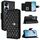 Per Honor 70 Custodia per cellulare in pelle con texture rombica con cordino (nera) Per Honor 70 Custodia per cellulare in pelle con texture rombica con cordino (nera)