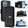 Custodia per cellulare in pelle con texture rombica per Honor X8 5G / X6 4G / 70 Lite con cordino (nero) Custodia per cellulare in pelle con texture rombica per Honor X8 5G / X6 4G / 70 Lite con cordino (nero)