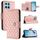 Per Honor X8 5G / X6 4G / 70 Lite Custodia in pelle con texture rombica e cordino (rosa corallo) Per Honor X8 5G / X6 4G / 70 Lite Custodia in pelle con texture rombica e cordino (rosa corallo)