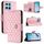 Custodia per cellulare in pelle con texture rombica per Honor X8 5G / X6 4G / 70 Lite con cordino (rosa) Custodia per cellulare in pelle con texture rombica per Honor X8 5G / X6 4G / 70 Lite con cordino (rosa)