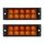 2 pezzi auto/camion 10LED luci indicatori laterali lampadina (arancione)