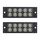 2 pezzi per auto/camion 10 LED Indicatori di posizione laterali Lampadina (Bianco)
