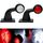 2 pezzi per auto/camion 12-30 V LED rosso bianco indicatori di direzione laterali lampada