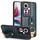 Per OPPO Reno11 PJH110 Custodia posteriore in pelle con cinturino (blu)