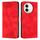 Per vivo V30e Dream Triangle Custodia in pelle per telefono con cordino (rosso) Per vivo V30e Dream Triangle Custodia in pelle per telefono con cordino (rosso)