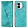 Per vivo V30e Dream Triangle Custodia in pelle per telefono con cordino (verde) Per vivo V30e Dream Triangle Custodia in pelle per telefono con cordino (verde)