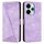 Per Xiaomi Redmi 13 4G Custodia per telefono in pelle Dream Triangle con cordino (viola) Per Xiaomi Redmi 13 4G Custodia per telefono in pelle Dream Triangle con cordino (viola)