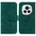 Custodia per telefono in pelle goffrata rosa farfalla per Honor Magic6 Pro (verde) Custodia per telefono in pelle goffrata rosa farfalla per Honor Magic6 Pro (verde)