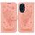 Custodia per telefono in pelle goffrata rosa farfalla per Honor 200 (rosa) Custodia per telefono in pelle goffrata rosa farfalla per Honor 200 (rosa)