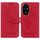 Custodia per telefono in pelle goffrata rosa farfalla per Honor 200 Pro (rossa) Custodia per telefono in pelle goffrata rosa farfalla per Honor 200 Pro (rossa)