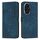 Custodia per telefono in pelle con motivo a strisce Skin Feel per Honor 200 con cordino (blu) Custodia per telefono in pelle con motivo a strisce Skin Feel per Honor 200 con cordino (blu)