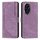 Custodia per telefono in pelle con motivo a strisce Skin Feel per Honor 200 con cordino (viola) Custodia per telefono in pelle con motivo a strisce Skin Feel per Honor 200 con cordino (viola)