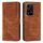 Custodia per telefono in pelle con motivo a strisce Global Skin Feel per Honor 200 Lite con cordino (marrone) Custodia per telefono in pelle con motivo a strisce Global Skin Feel per Honor 200 Lite con cordino (marrone)