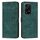 Custodia per telefono in pelle con motivo a strisce Global Skin Feel per Honor 200 Lite con cordino (verde) Custodia per telefono in pelle con motivo a strisce Global Skin Feel per Honor 200 Lite con cordino (verde)
