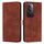 Per OPPO Reno12 Pro Global Skin Feel Custodia per telefono in pelle goffrata a cuore con cordino lungo (marrone) Per OPPO Reno12 Pro Global Skin Feel Custodia per telefono in pelle goffrata a cuore con cordino lungo (marrone)