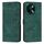 Custodia per cellulare in pelle con motivo a strisce per vivo Y28 4G con cordino (verde) Custodia per cellulare in pelle con motivo a strisce per vivo Y28 4G con cordino (verde)