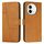 Custodia per telefono in pelle con fibbia in pelle di vitello con cuciture per vivo V30e (gialla) Custodia per telefono in pelle con fibbia in pelle di vitello con cuciture per vivo V30e (gialla)