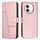 Custodia per cellulare in pelle con fibbia in vitello con cuciture per vivo V30e (rosa) Custodia per cellulare in pelle con fibbia in vitello con cuciture per vivo V30e (rosa)