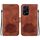 Custodia per telefono in pelle goffrata Global Lotus per Honor 200 Lite (marrone) Custodia per telefono in pelle goffrata Global Lotus per Honor 200 Lite (marrone)