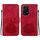 Custodia per telefono in pelle goffrata Global Lotus per Honor 200 Lite (rossa) Custodia per telefono in pelle goffrata Global Lotus per Honor 200 Lite (rossa)