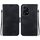Custodia per telefono in pelle goffrata con motivo a loto globale per Honor 200 Lite (nero) Custodia per telefono in pelle goffrata con motivo a loto globale per Honor 200 Lite (nero)