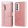 Per OPPO Reno12 5G Global Fashion Custodia in pelle con cerniera con texture di vitello (oro rosa) Per OPPO Reno12 5G Global Fashion Custodia in pelle con cerniera con texture di vitello (oro rosa)