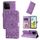 Custodia per telefono in pelle con motivo girasole in rilievo per Honor Play 60 Plus (viola) Custodia per telefono in pelle con motivo girasole in rilievo per Honor Play 60 Plus (viola)