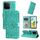 Custodia per telefono in pelle con motivo girasole in rilievo per Honor Play 60 Plus (verde) Custodia per telefono in pelle con motivo girasole in rilievo per Honor Play 60 Plus (verde)