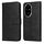 Custodia per telefono in pelle con texture di vitello classica per Honor 200 Pro (nero) Custodia per telefono in pelle con texture di vitello classica per Honor 200 Pro (nero)
