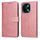 Per vivo Y28 4G Custodia per cellulare in pelle flip classica con texture di vitello globale (oro rosa) Per vivo Y28 4G Custodia per cellulare in pelle flip classica con texture di vitello globale (oro rosa)