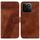 Custodia per telefono in pelle goffrata a forma di sette per Honor Play 60 Plus (marrone) Custodia per telefono in pelle goffrata a forma di sette per Honor Play 60 Plus (marrone)